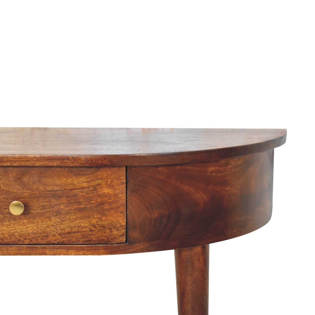 Pienza Hald Moon Mango Wood Chestnut Console