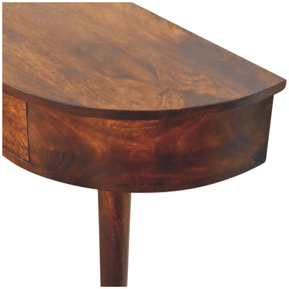 Pienza Hald Moon Mango Wood Chestnut Console