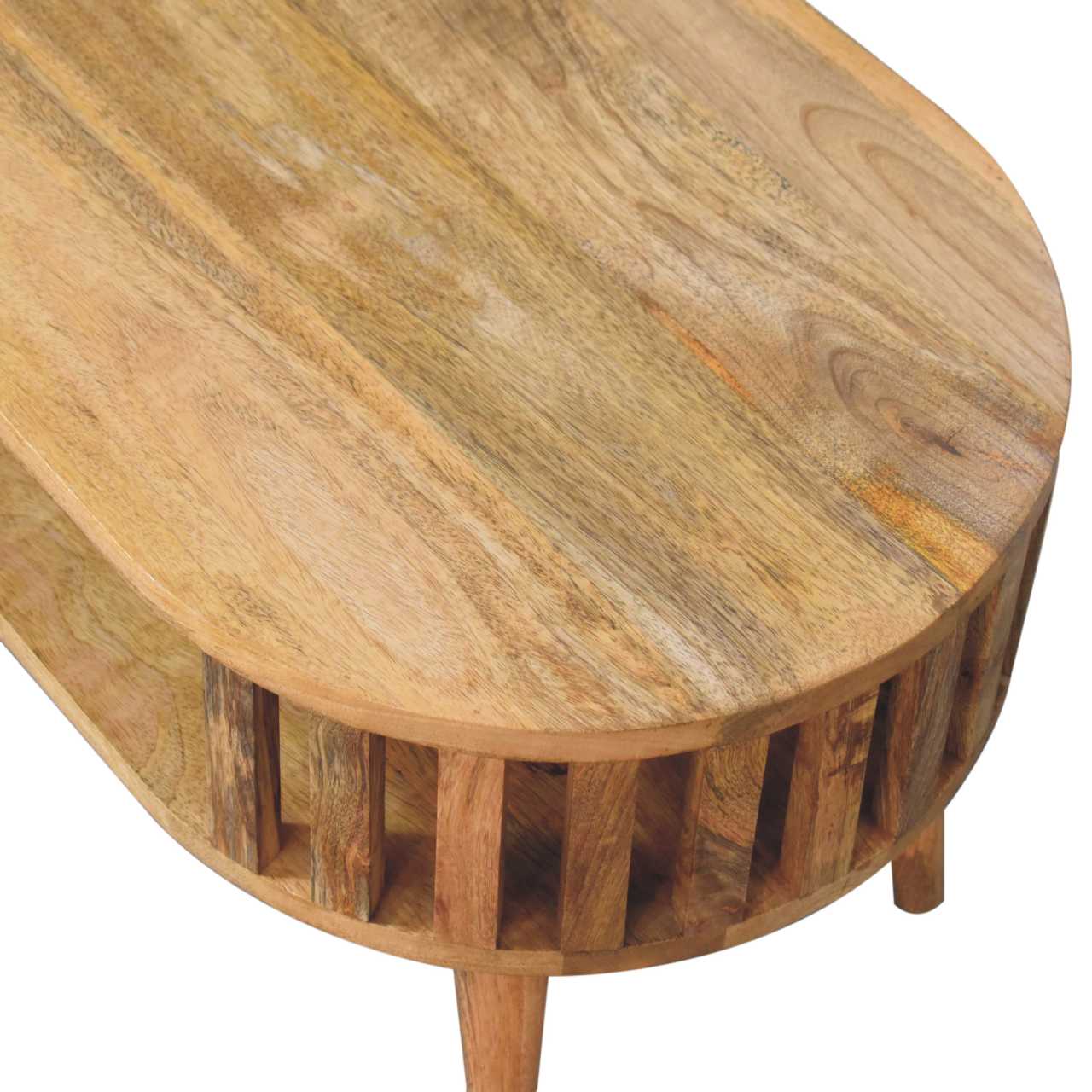 Varenna Natural Mango Wood Slatted Coffee Table