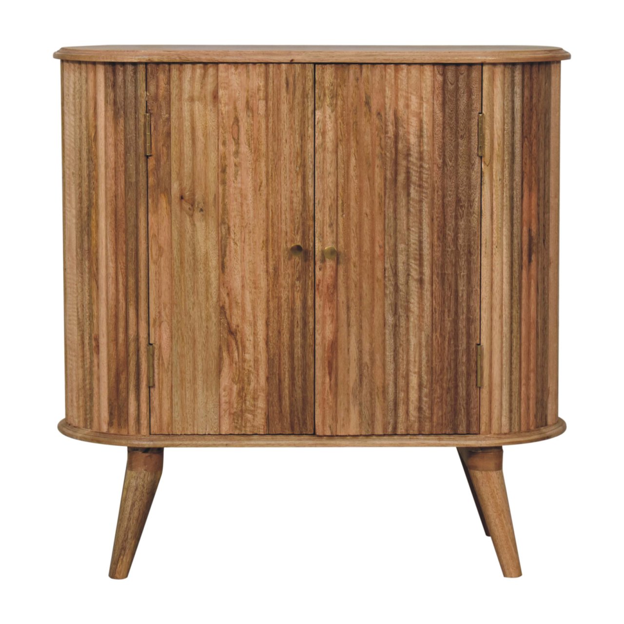 Puglia Natural Mango Wood Cabinet 2 Door