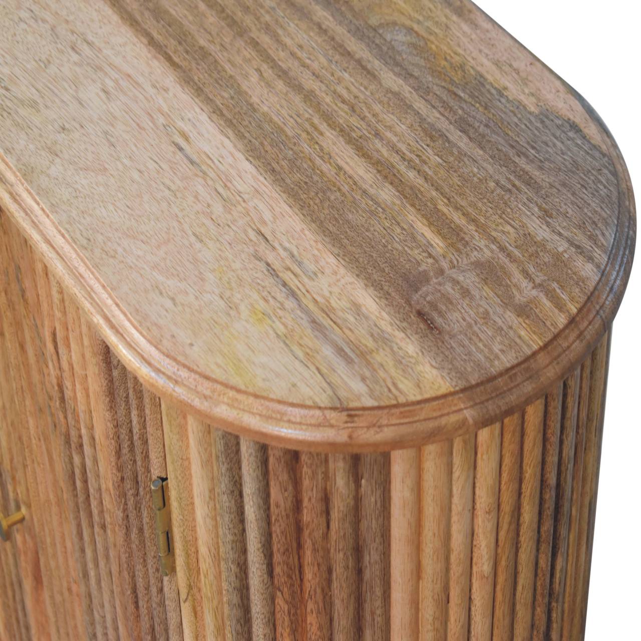Puglia Natural Mango Wood Cabinet 2 Door
