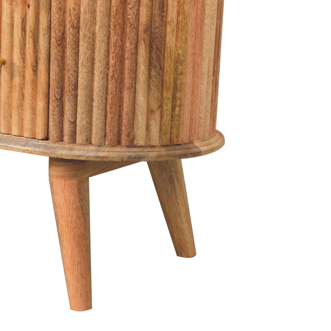 Lecco Natural Mango Wood Chest of Drawers
