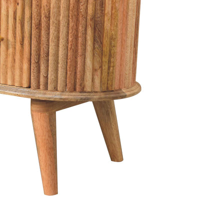 Lecco Natural Mango Wood Chest of Drawers