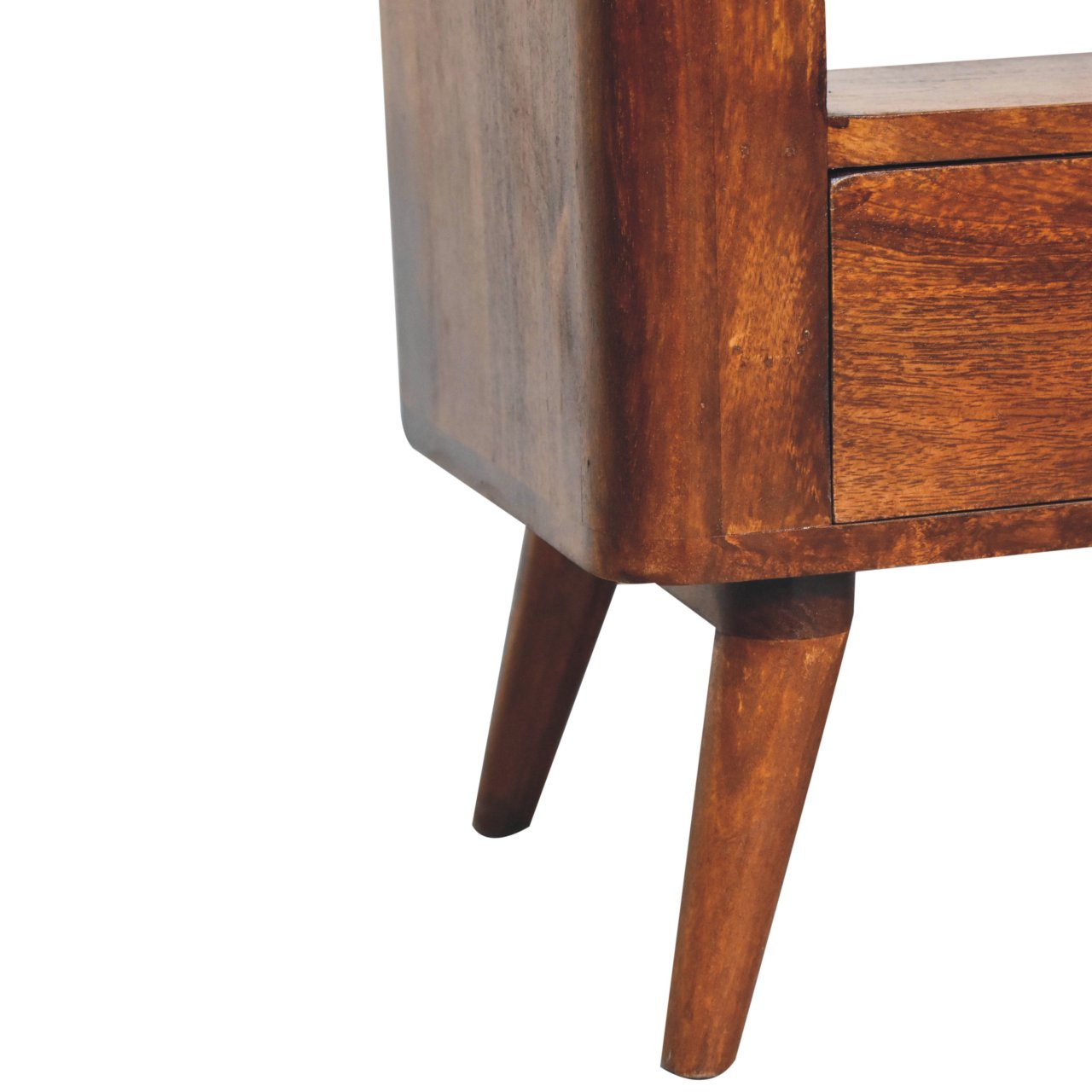 Peschiera TV Media Cabinet with Drawers Solid Wood Chestnut Mango Wood
