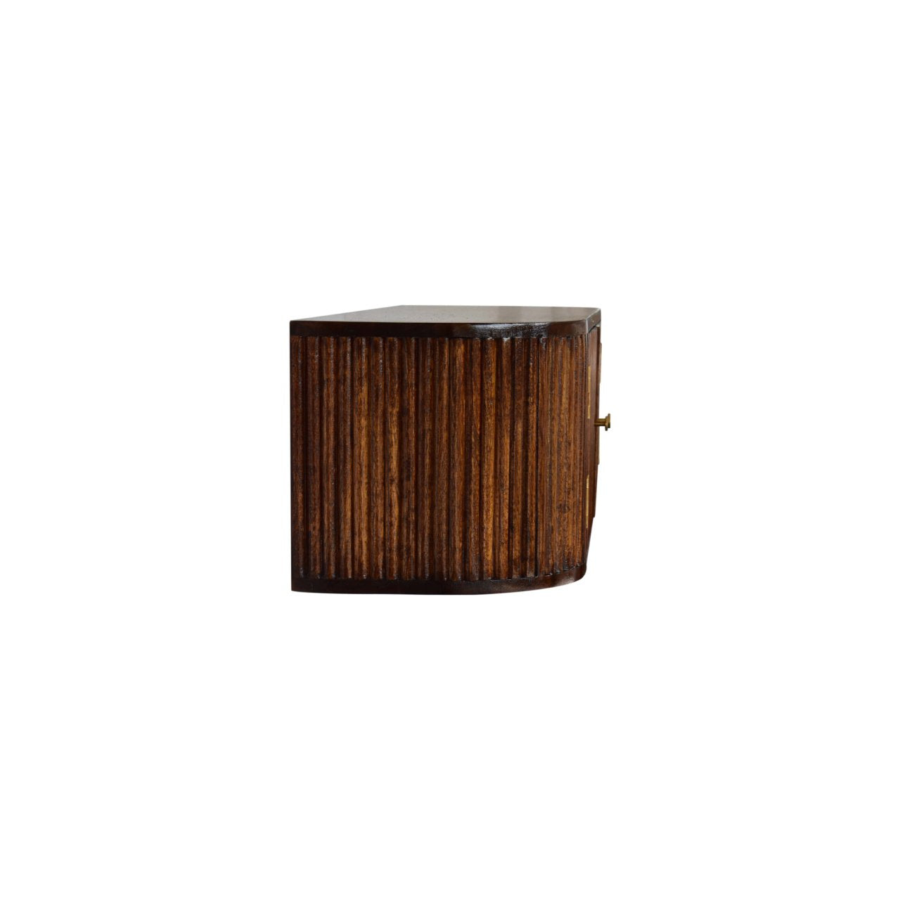 Positano Chestnut Mango Wood Wall Mounted Console Table