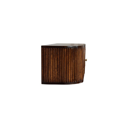 Positano Chestnut Mango Wood Wall Mounted Console Table