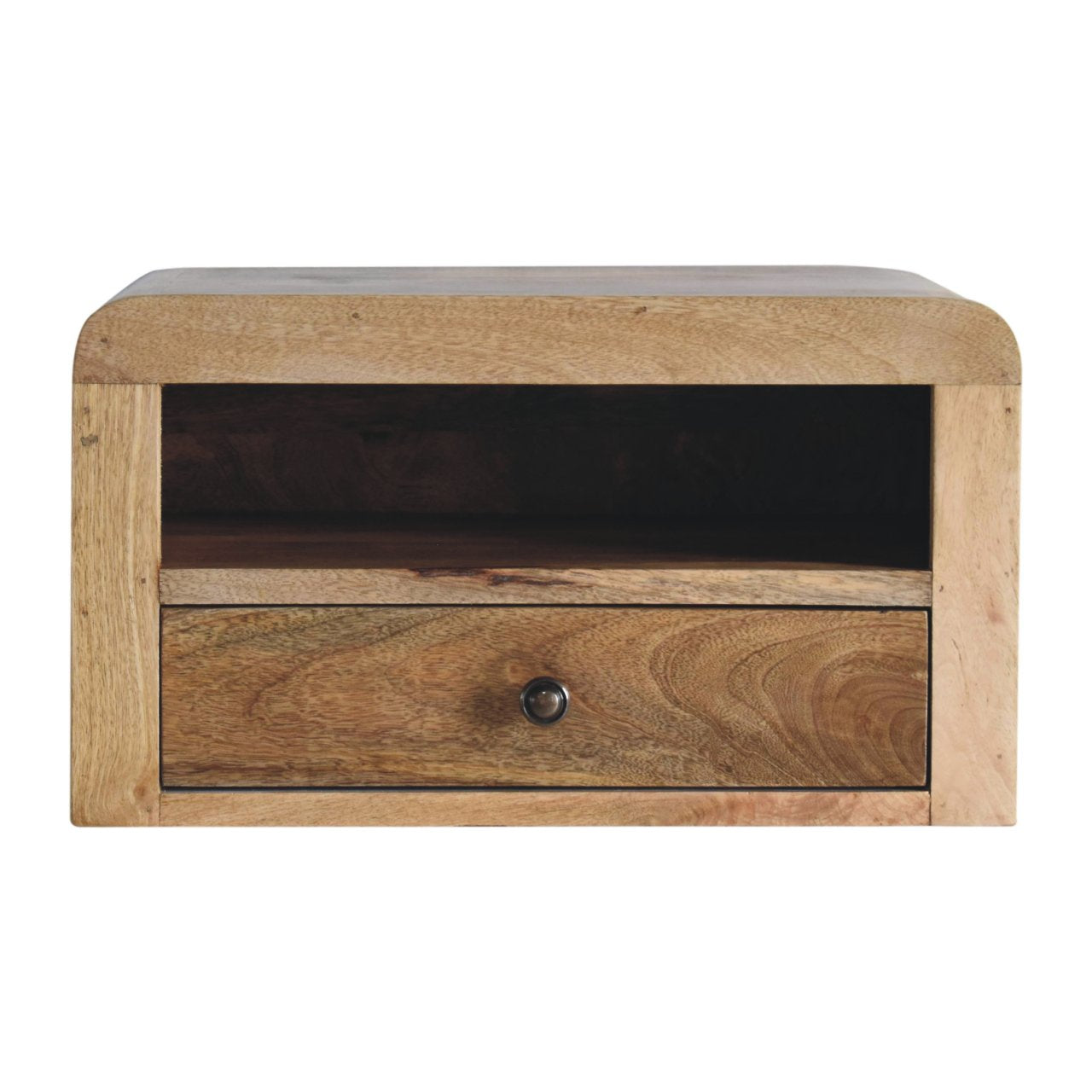 Olbia Chunky Mango Wood Floating Bedside Table
