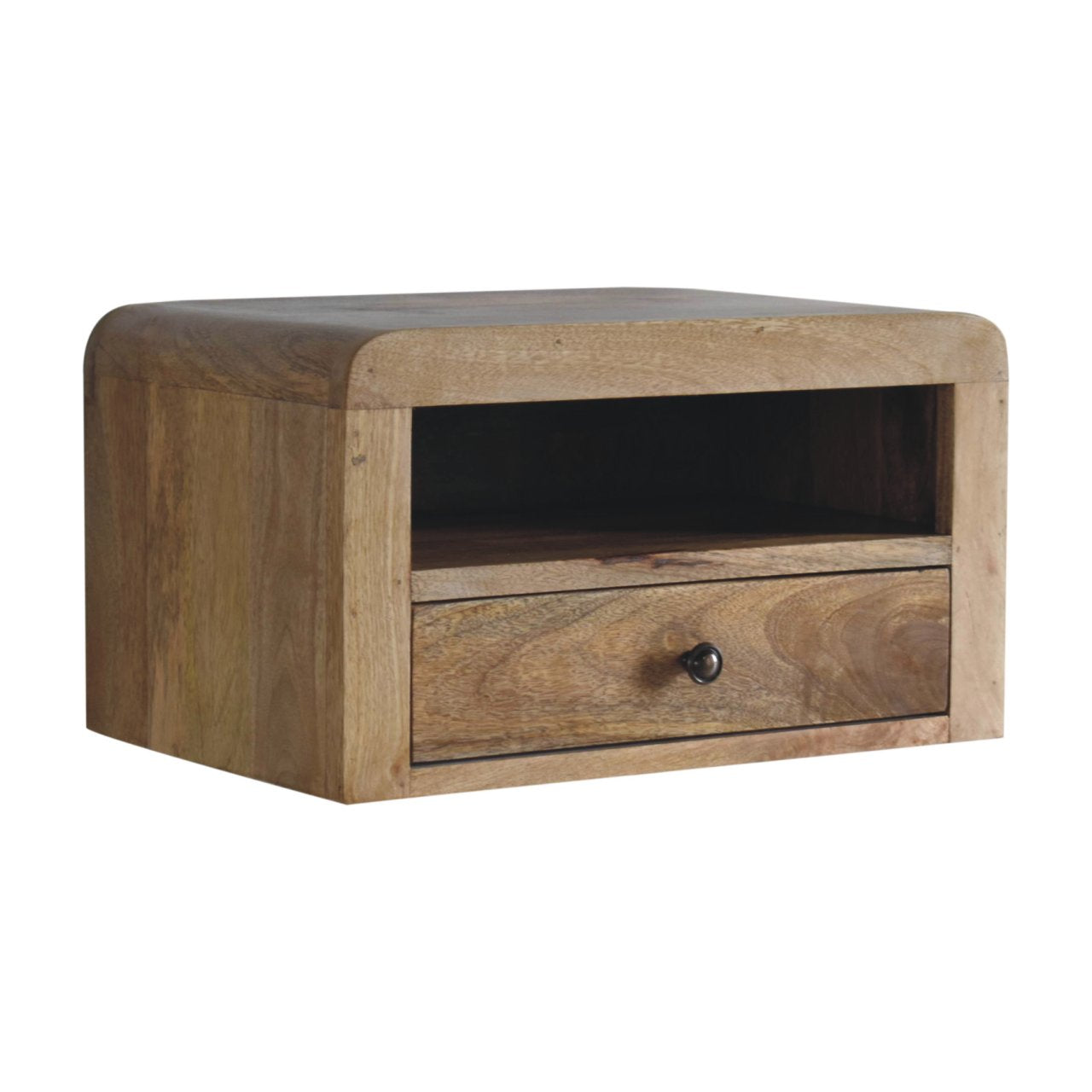 Olbia Chunky Mango Wood Floating Bedside Table