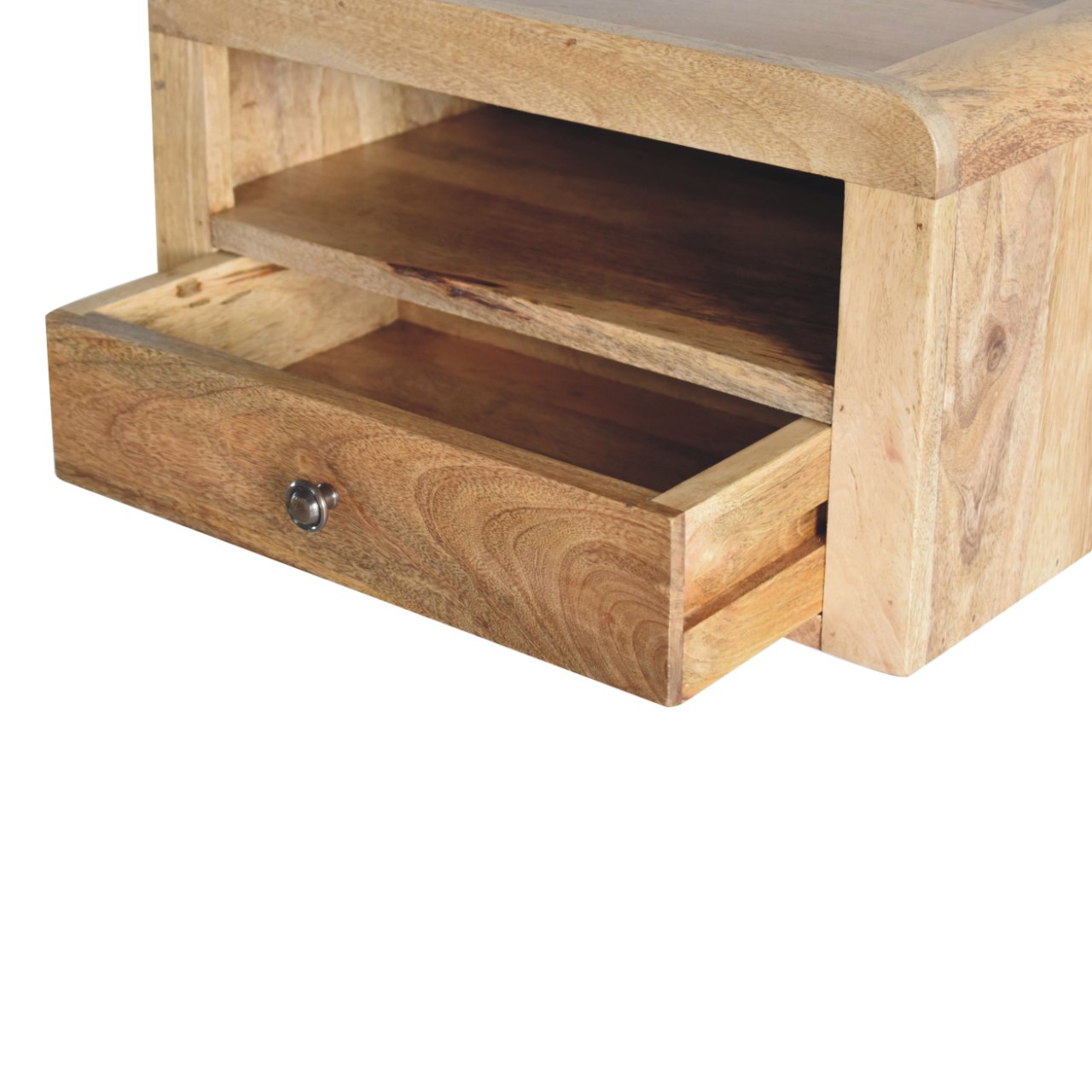 Olbia Chunky Mango Wood Floating Bedside Table