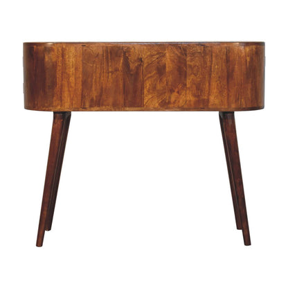 Trento Mango Wood Console Table 2 Drawers 2 Doors