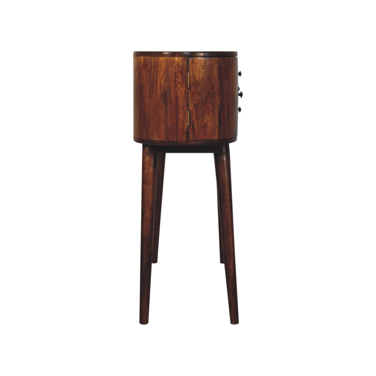 Trento Mango Wood Console Table 2 Drawers 2 Doors