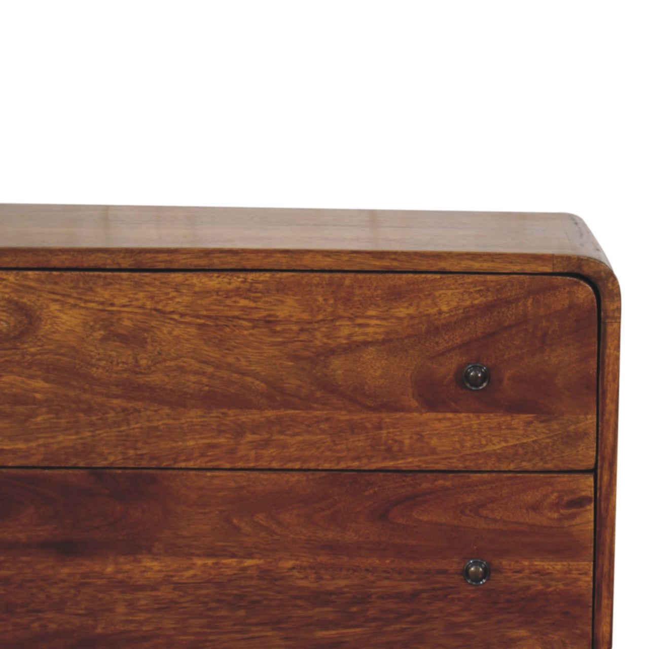 Trento Curved Charm Cabinet 2 Drawers 2 Doors