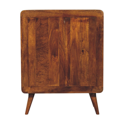 Trento Curved Charm Cabinet 2 Drawers 2 Doors