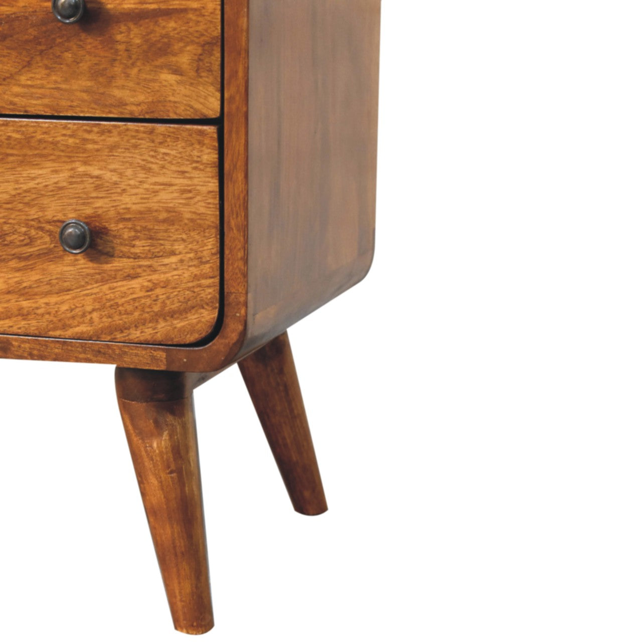 Trento Curved 2 Drawer Charm Console Table
