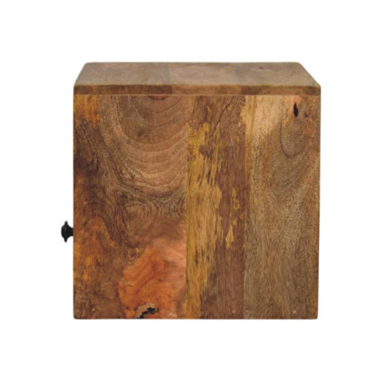 Trieste 1 Drawer and Shelf Mango Wood Wall Mounted Nightstand