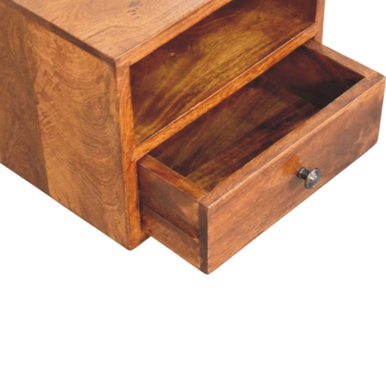 Cortina 1 Drawer Mango Wood Wall Mounted Bedside Table