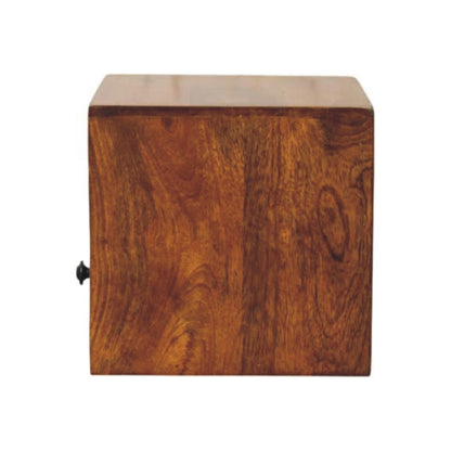 Cortina 1 Drawer Mango Wood Wall Mounted Bedside Table