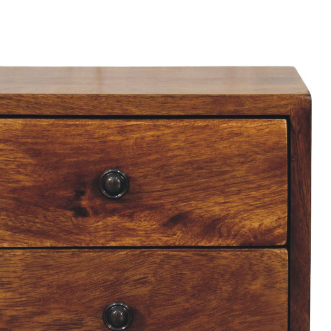 Cortina 2 Drawer Mango Wood Wall Mounted Bedside Table