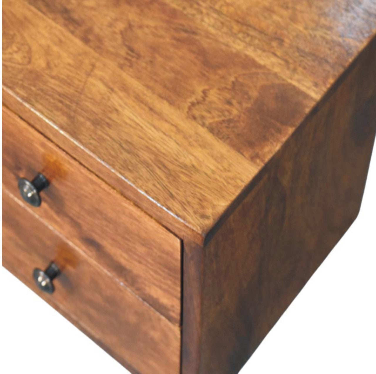 Cortina 2 Drawer Mango Wood Wall Mounted Bedside Table
