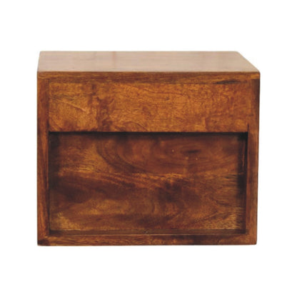 Cortina 2 Drawer Mango Wood Wall Mounted Bedside Table