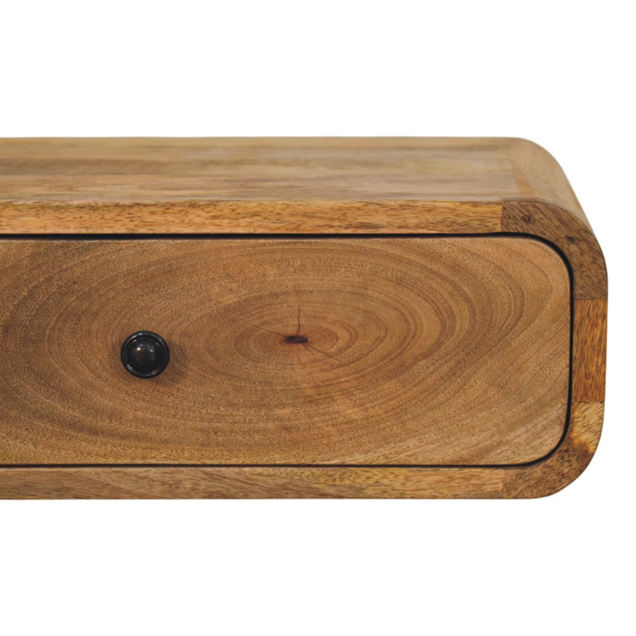 Udine Wall Mounted Oak Drawer Bedside Table