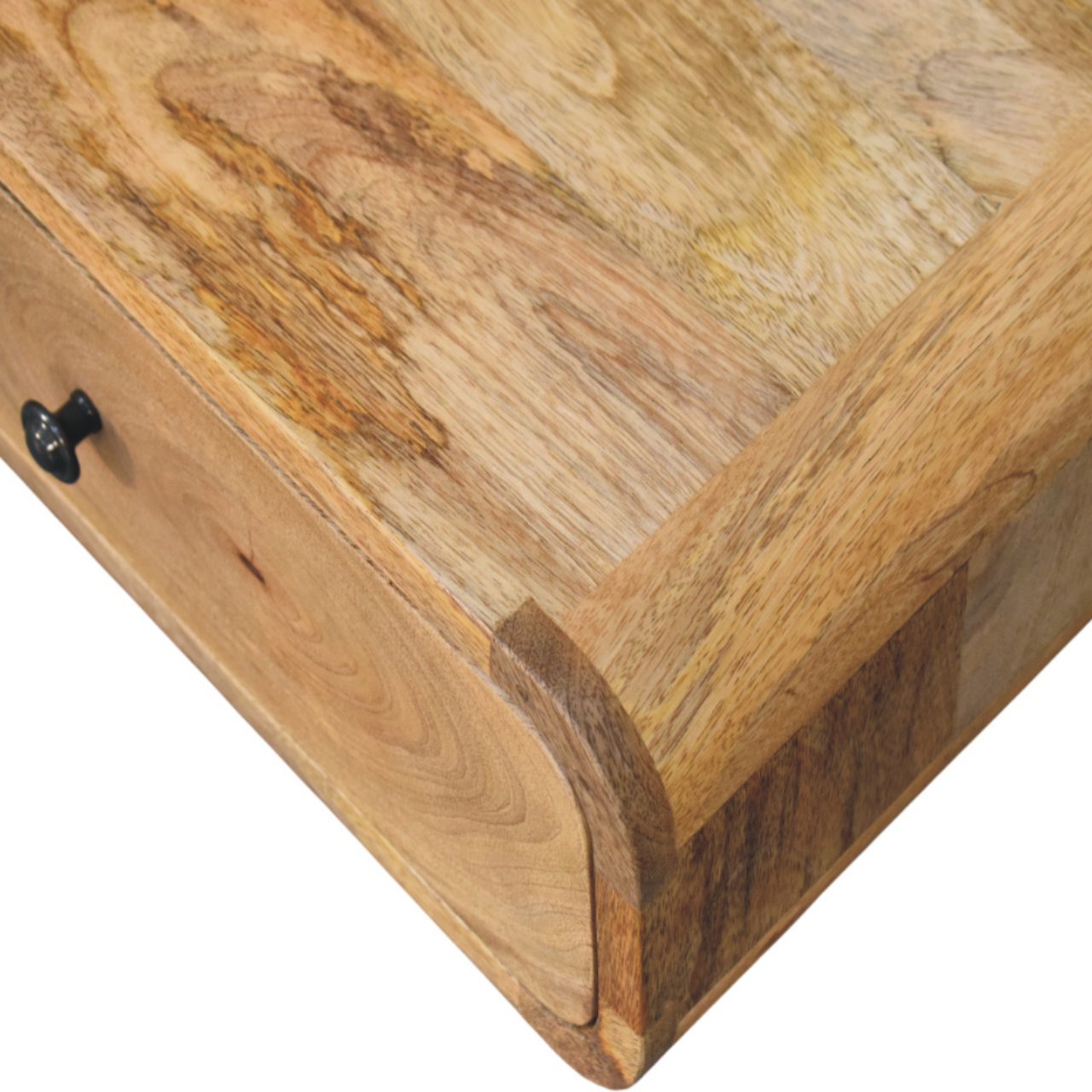 Udine Wall Mounted Oak Drawer Bedside Table