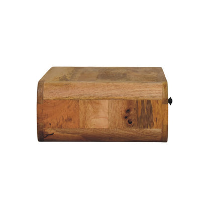 Udine Wall Mounted Oak Drawer Bedside Table
