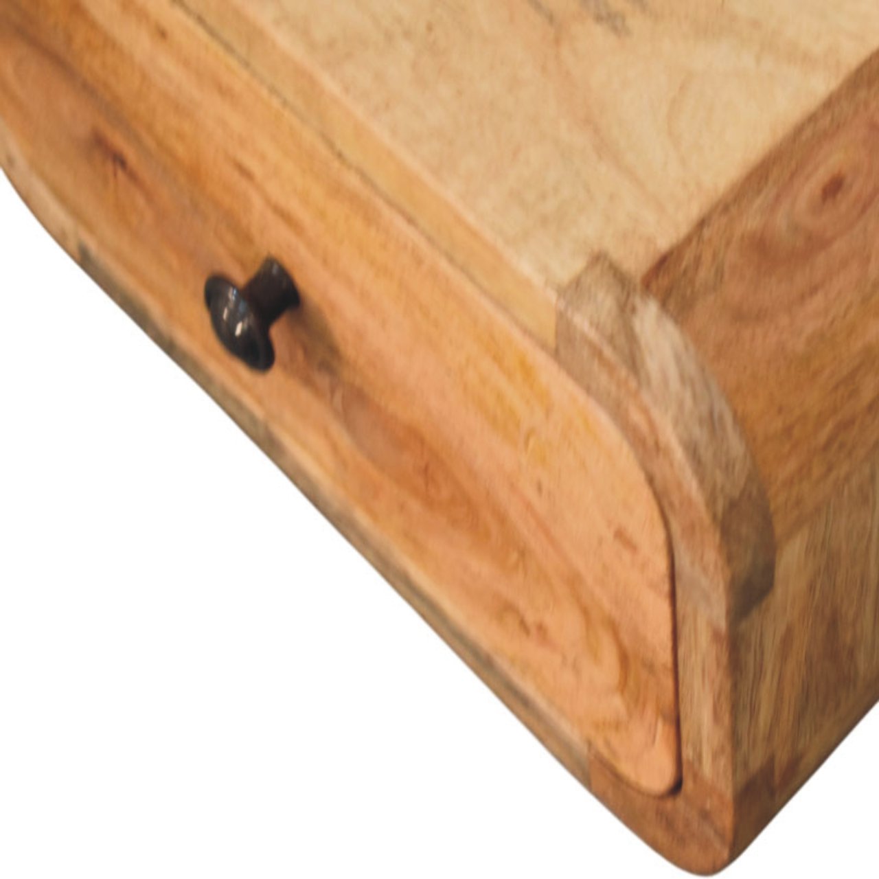 Vicenza Mini Wall Mounted Mango Bedside Table with Drawer