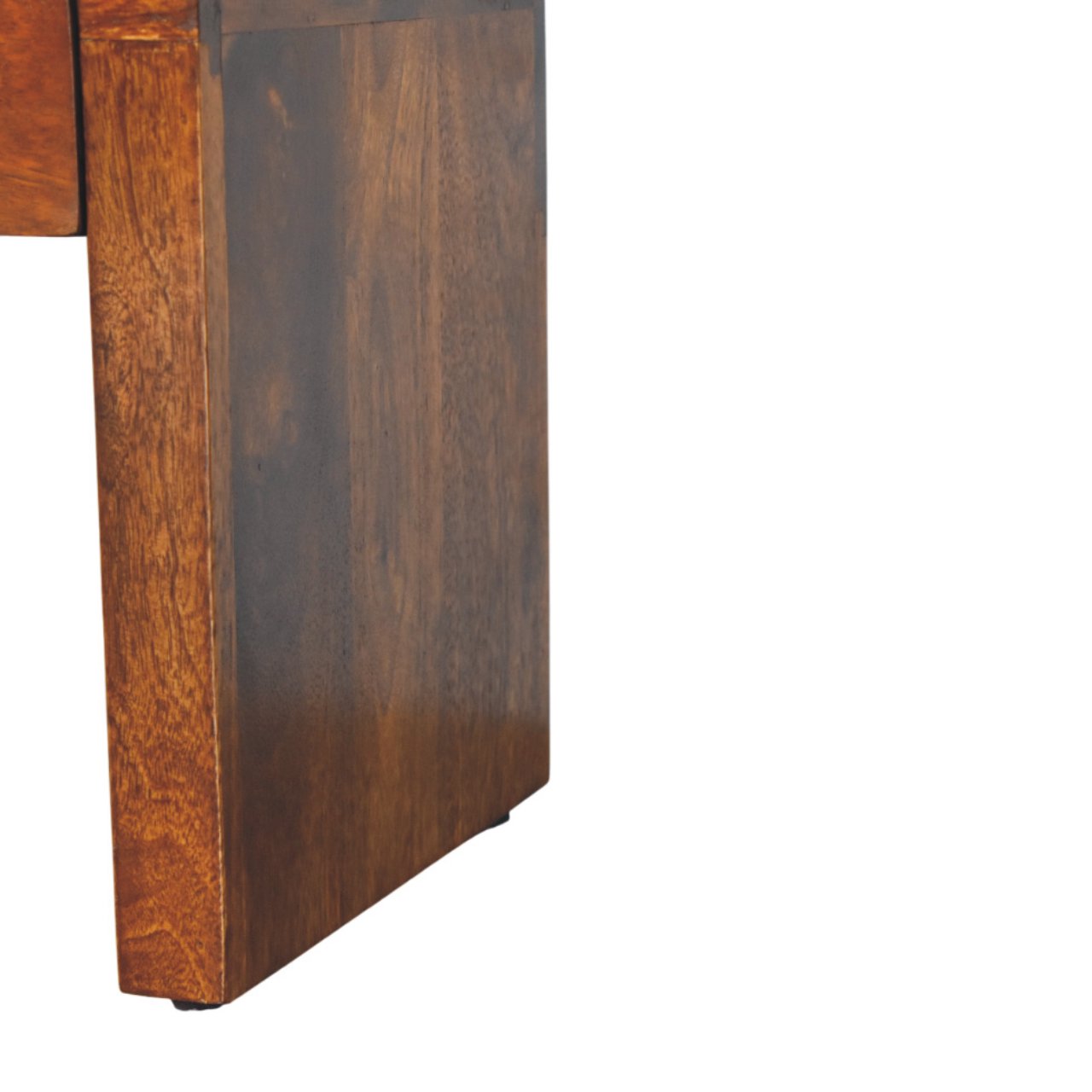 Chioggia Mango Wood Bedside Table with Curved Edges