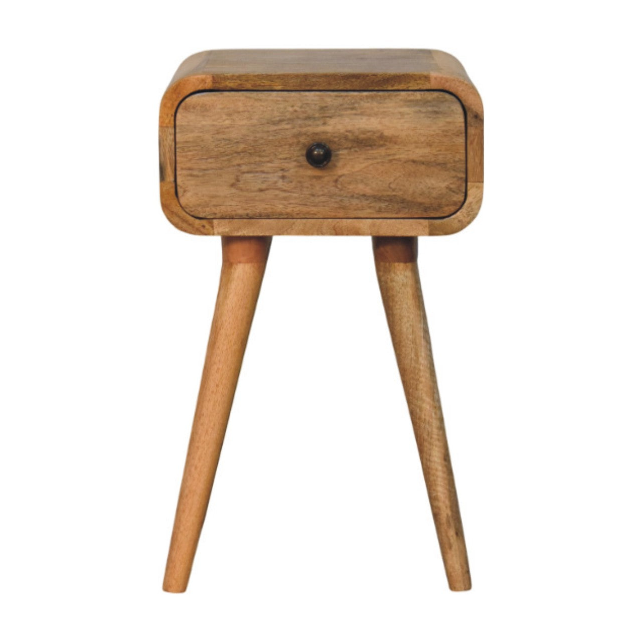 Vicenza Natural Mango Wood Nightstand with Drawer