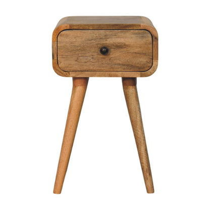 Vicenza Natural Mango Wood Nightstand with Drawer