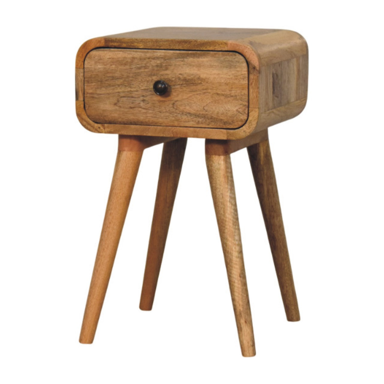 Vicenza Natural Mango Wood Nightstand with Drawer