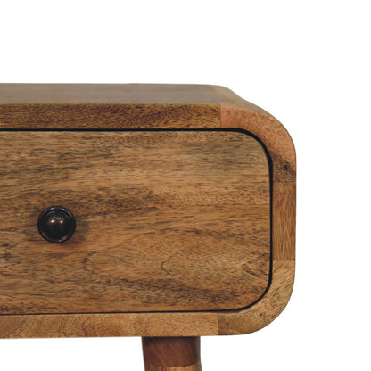 Vicenza Natural Mango Wood Nightstand with Drawer