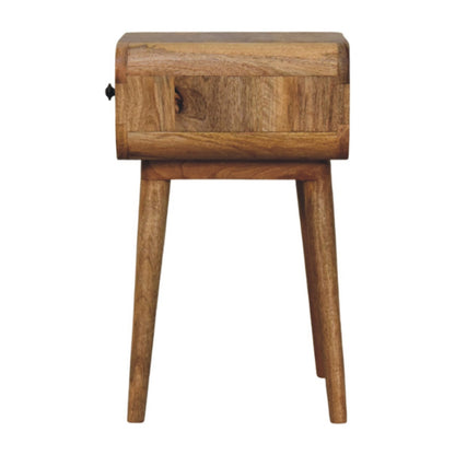 Vicenza Natural Mango Wood Nightstand with Drawer
