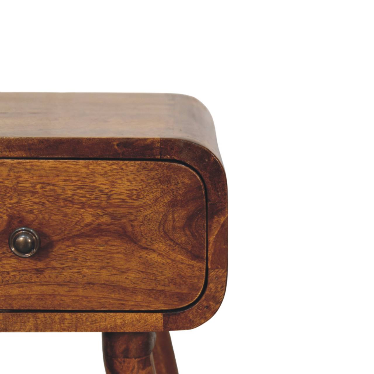 Vicenza Small Solid Wood Bedside Table with Drawer