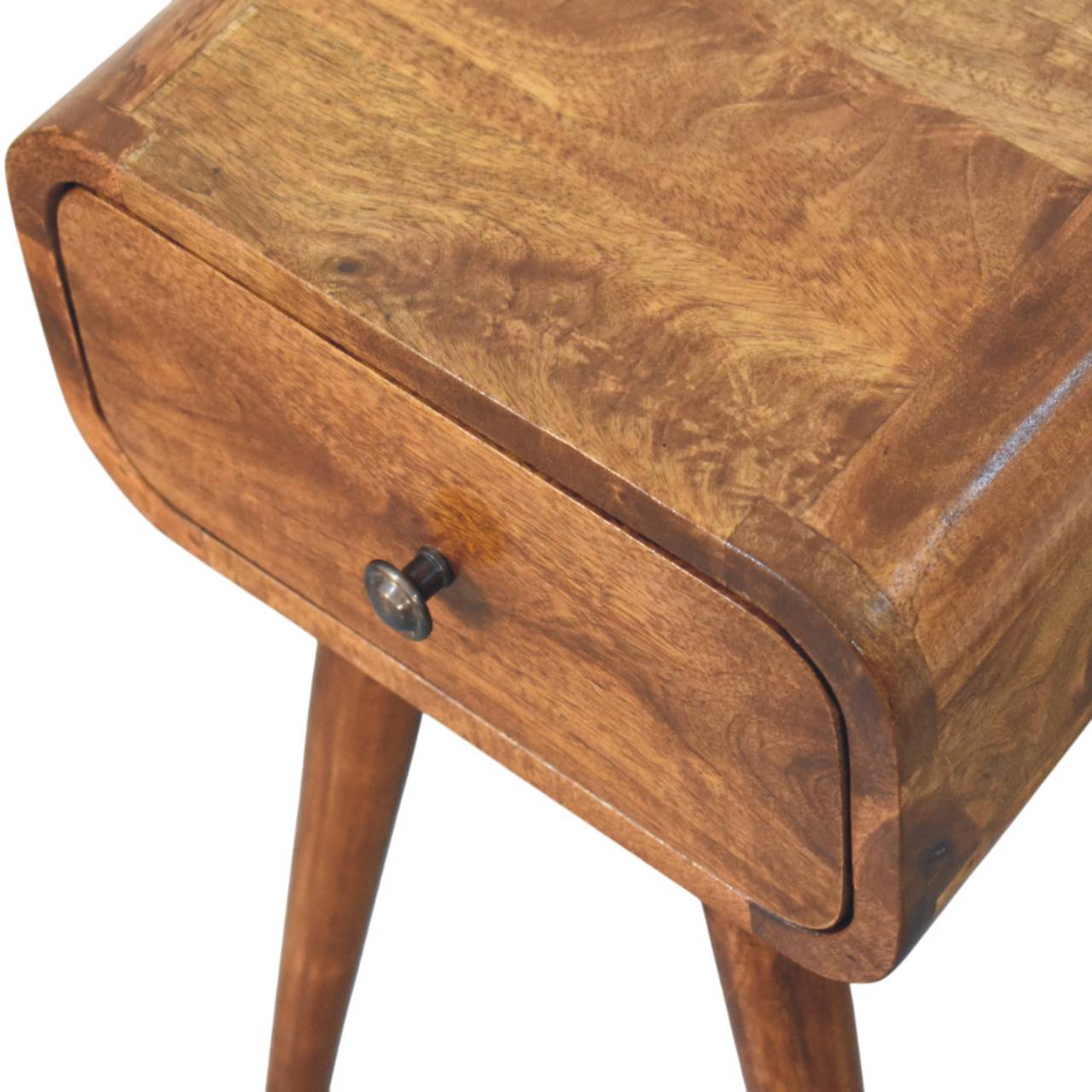 Vicenza Small Solid Wood Bedside Table with Drawer