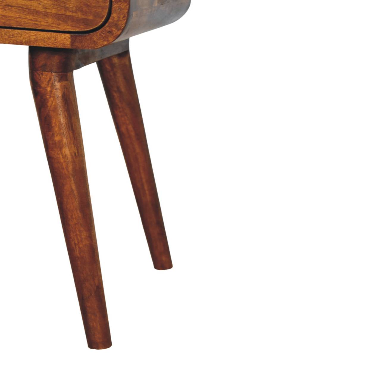 Vicenza Small Solid Wood Bedside Table with Drawer
