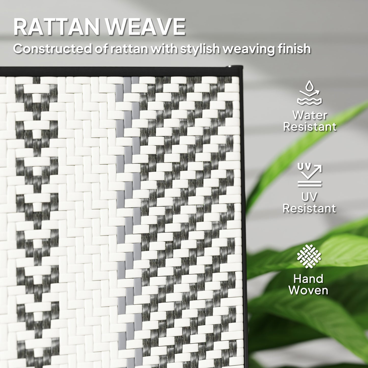 Roso Rattan Grey Reclining Garden Chairs With Adjustable Backrest