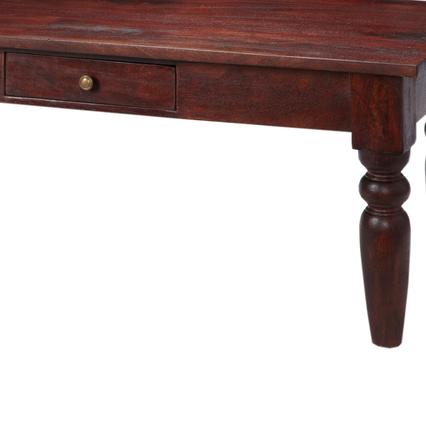 Oxford Mahogany Mango Wood Coffee Table 1 Drawer