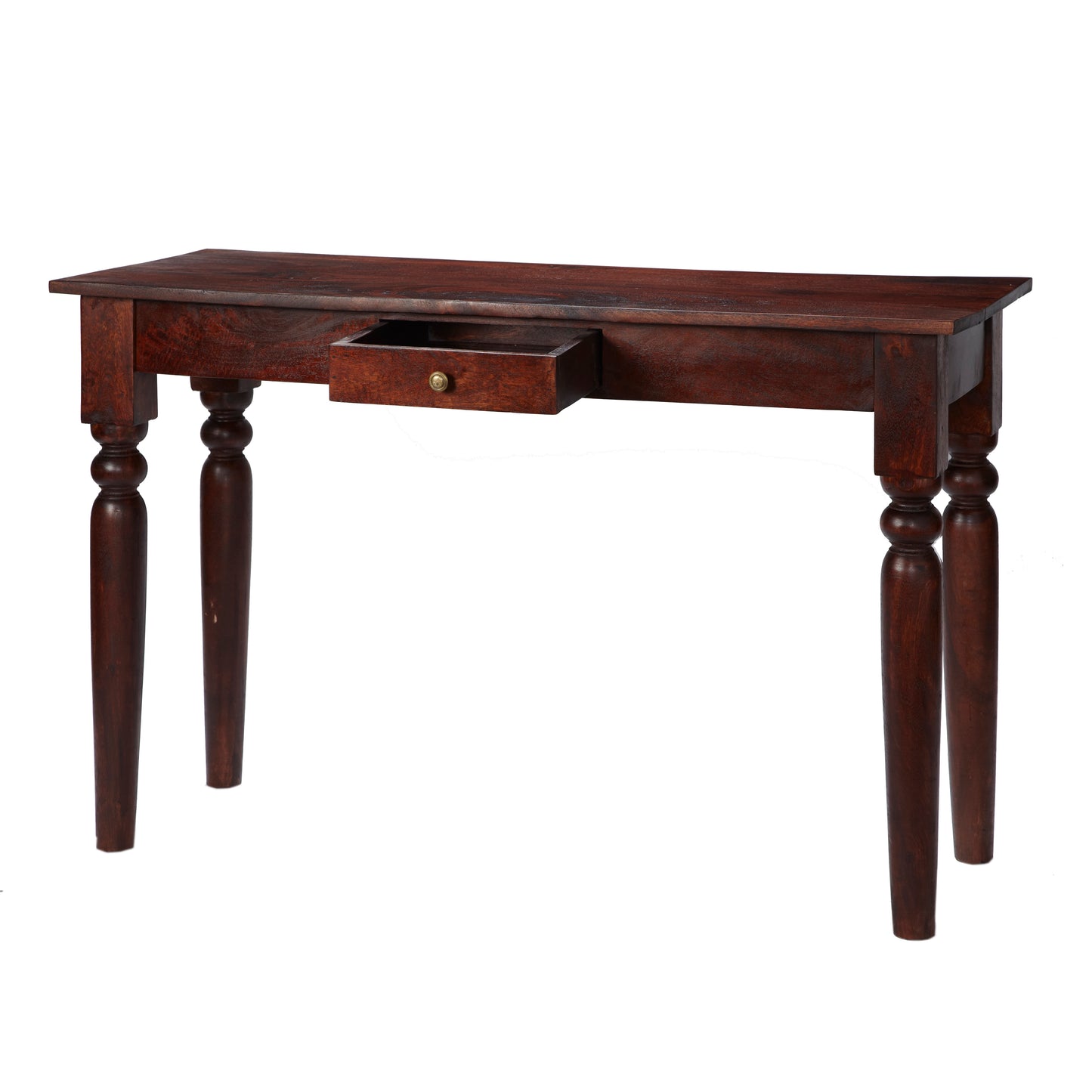 Oxford Mahogany Mango Wood Console Table 1 Drawer