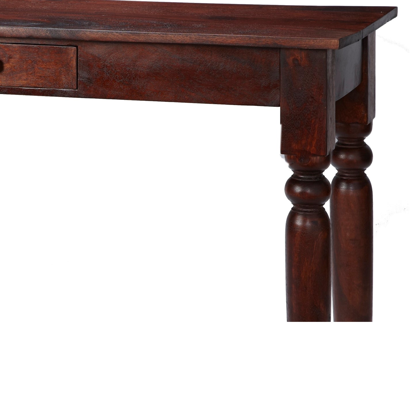 Oxford Mahogany Mango Wood Console Table 1 Drawer