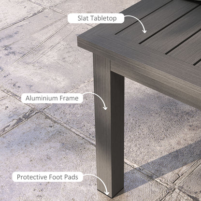 Ninori 100cm Aluminium Brown Outdoor Coffee Table