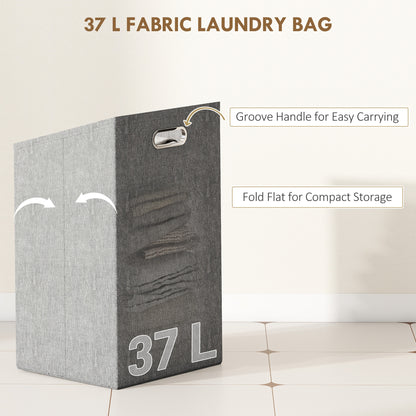 Lopadi Bamboo Laundry Storage Cabinet With Slatted Door And Tilt Out Hamper Natural Wood Finish