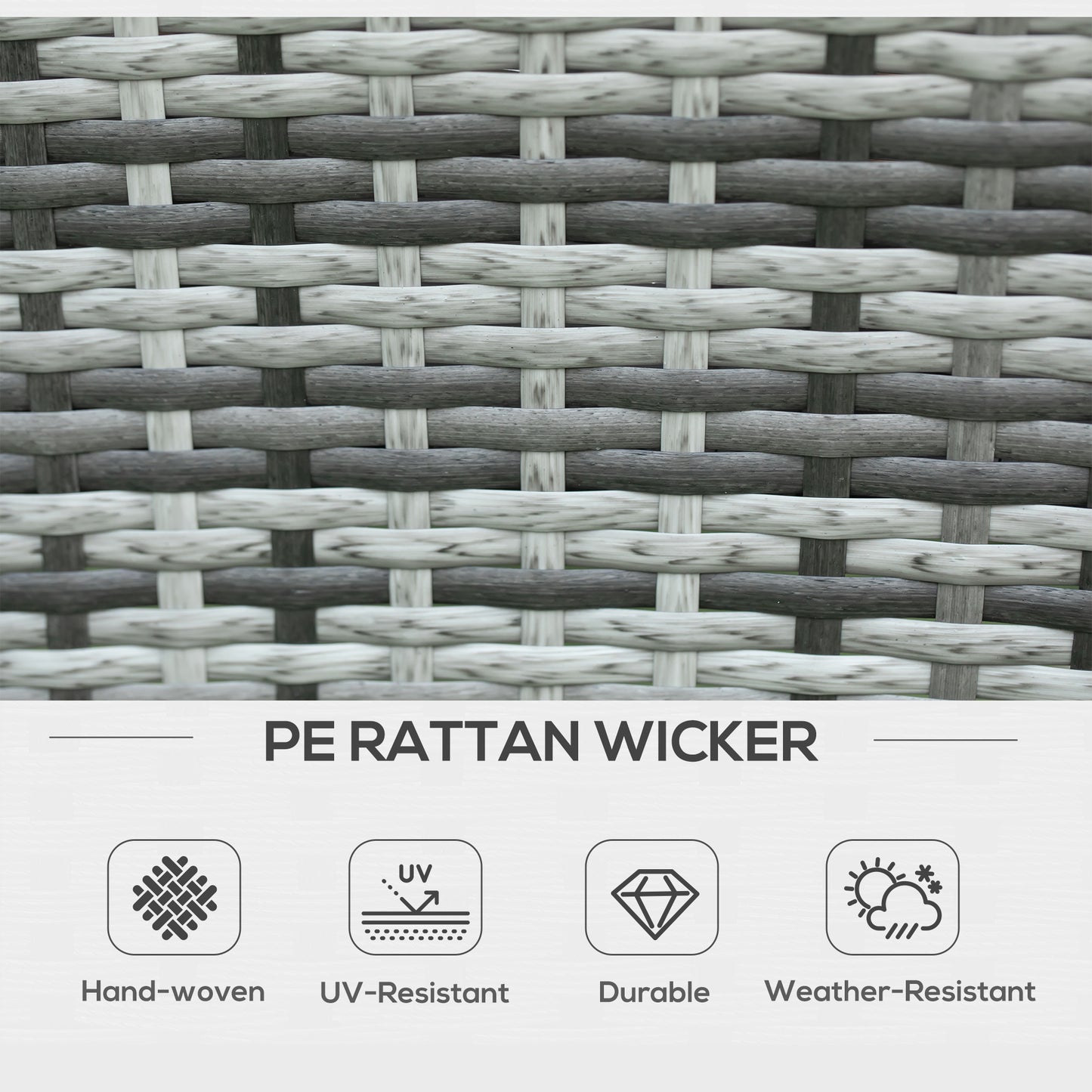 Zila 6 Seater Rattan Grey Outdoor Dining Set With Cushioned Armchairs And Glass Table