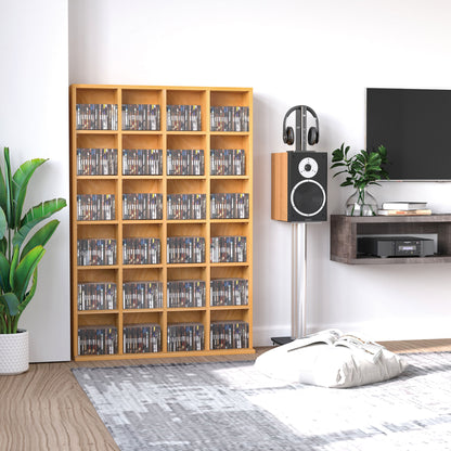 Dimo Tasu Wood Beech Adjustable CD Storage Unit