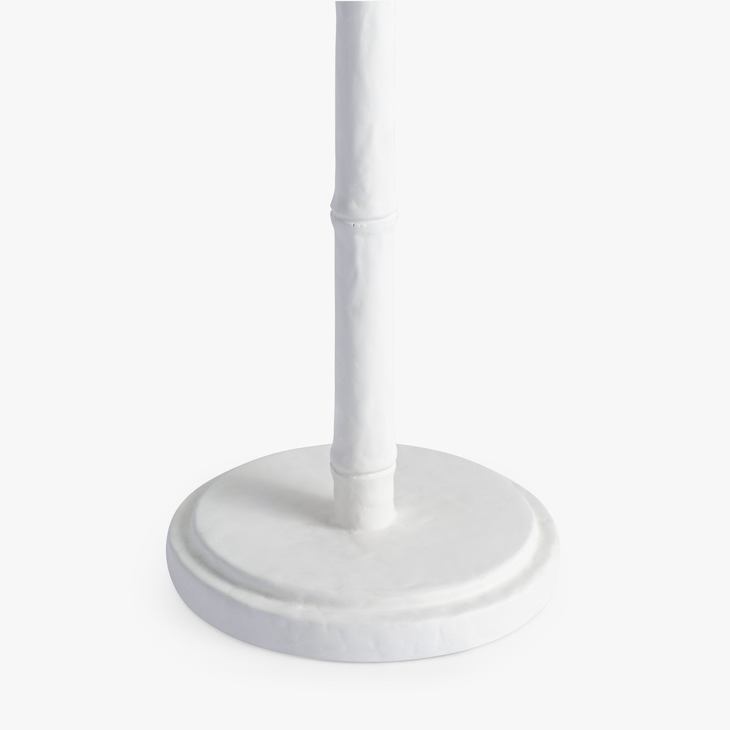 Long Island White Bamboo Table Lamp with Ochre Shade