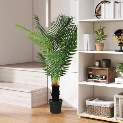Nomovi Artificial Areca Palm With Full Canopy Leaf Design In Pot H8 150cm Green
