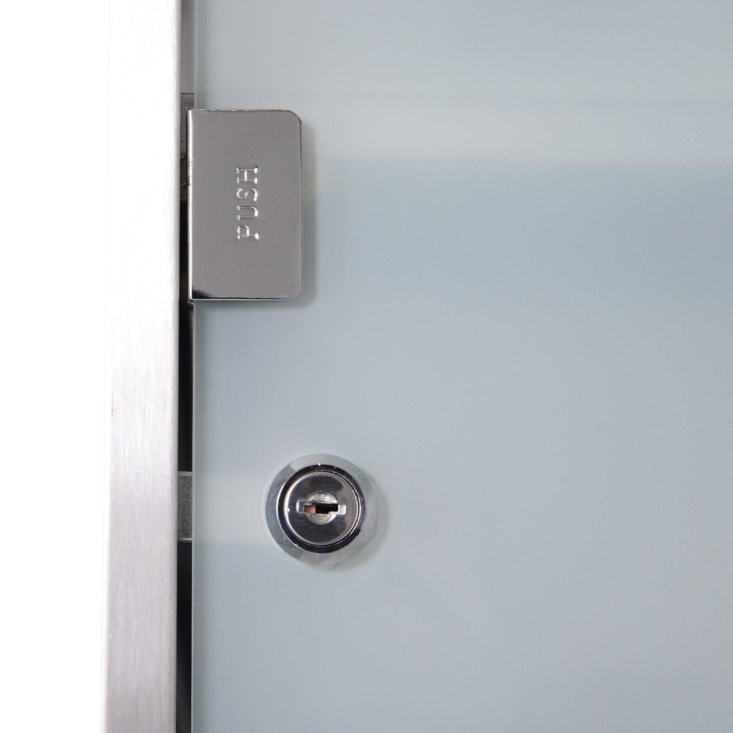 Mimo Vimi Wall Mounted Stainless Steel Medicine Cabinet With Lockable Glass Door