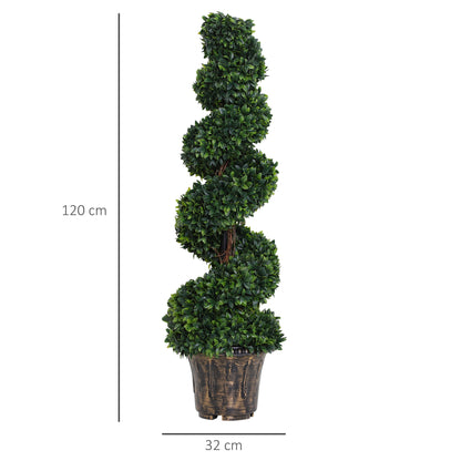 Badola Set Of 2 Artificial Rose Plants In Yellow And White Colour Finish
