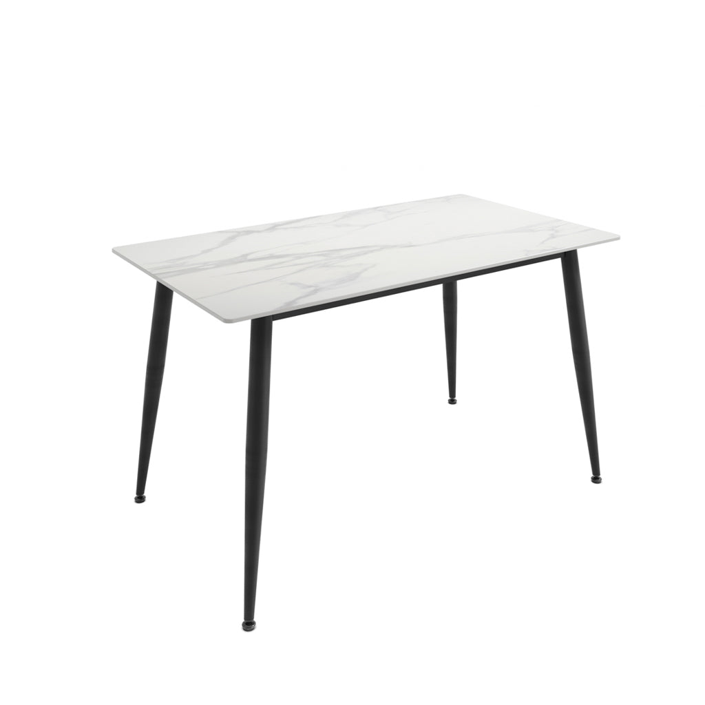 Bramblewood 4 Seater Marble Effect Dining Set Table and 4 Chairs